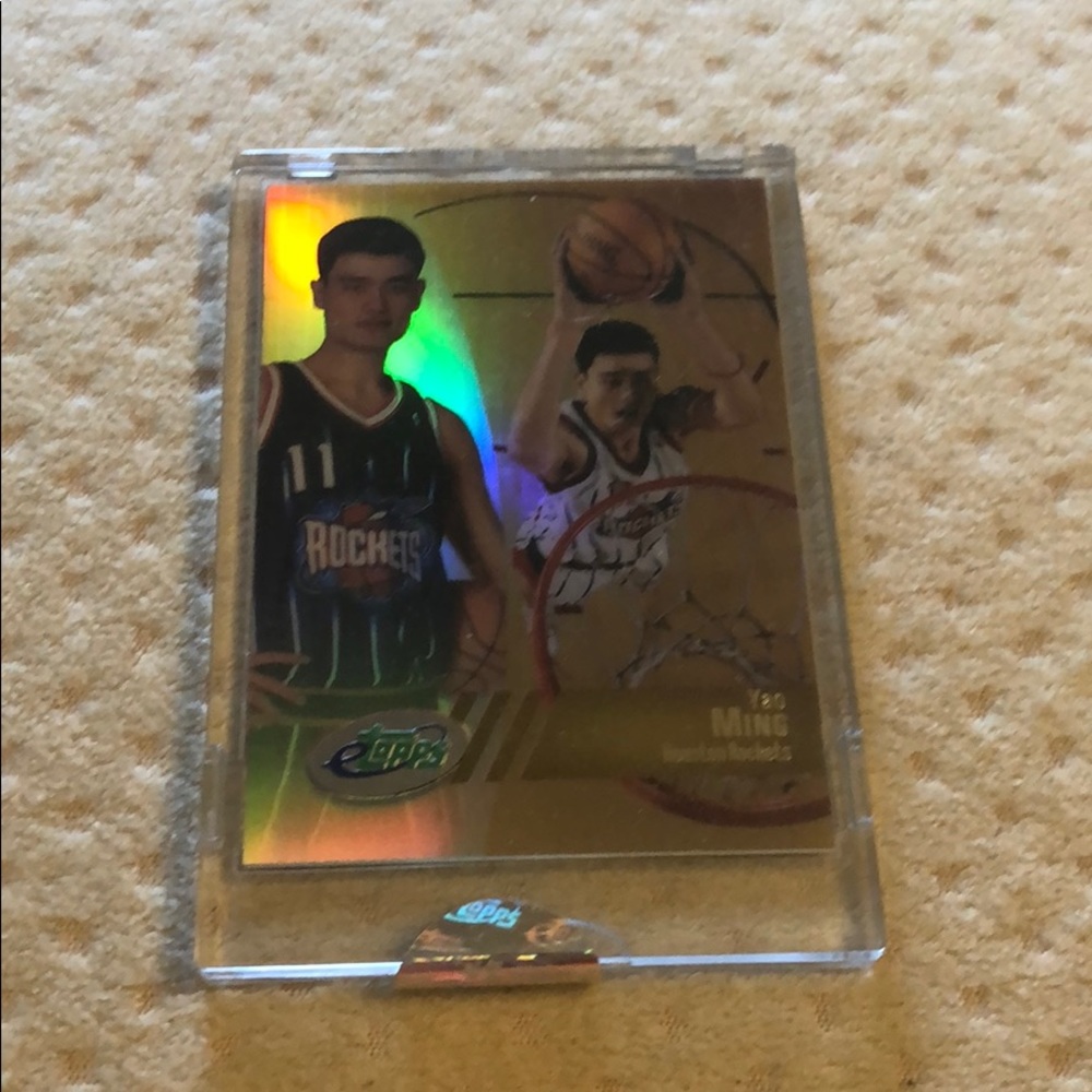 2002 Topps Yao Ming refractor etopps rookie sealed